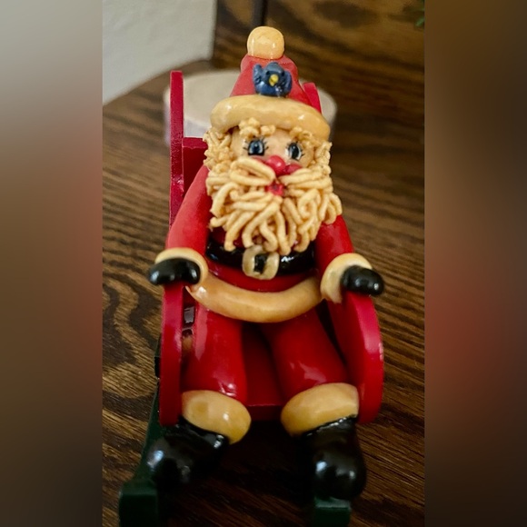 Vintage Dough Art Christmas Figures - Picture 3 of 8